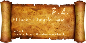 Pilczer Liberátusz névjegykártya